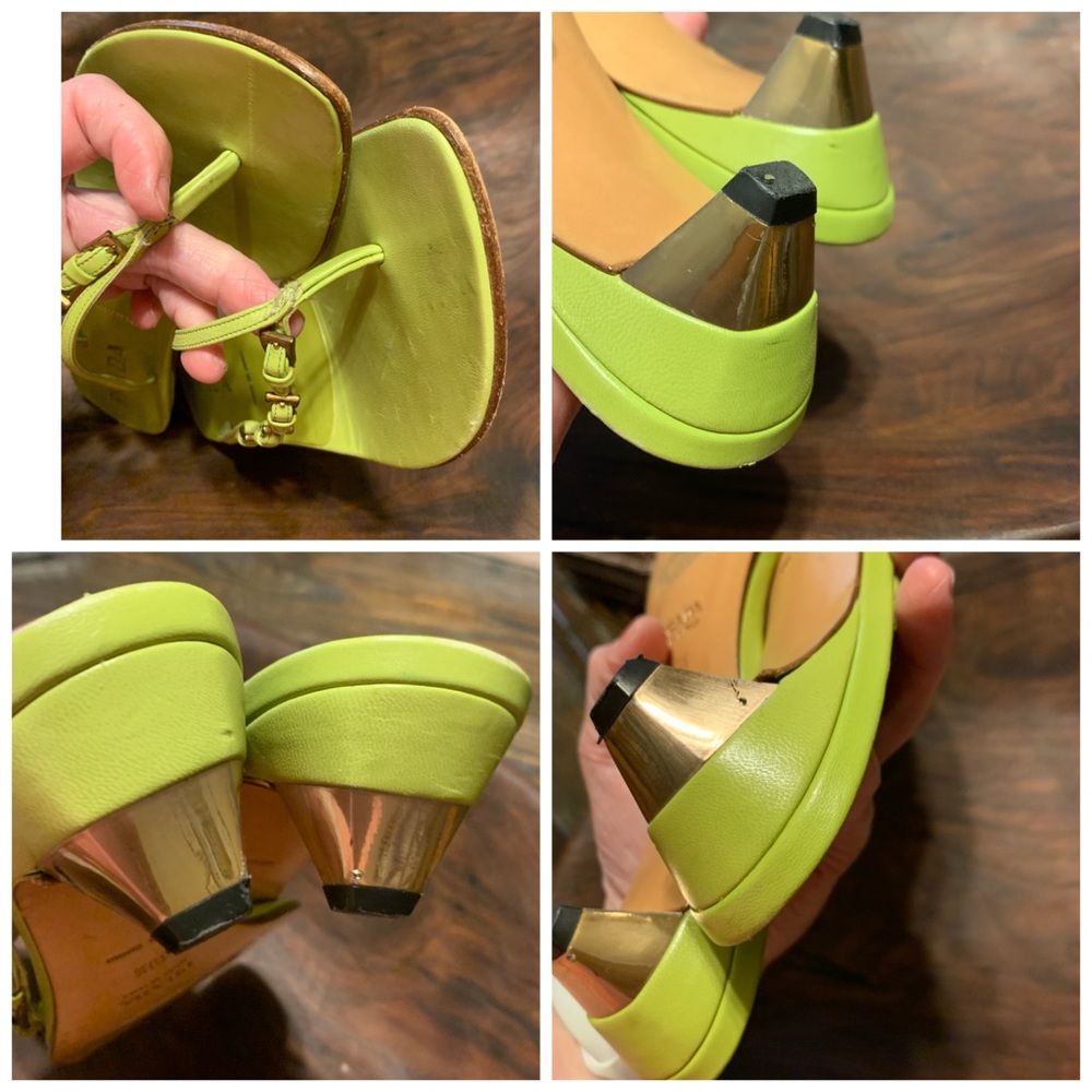 SOLD!  Sz 8.5  sweet vintage prada kitten heels - Picture 8 of 13